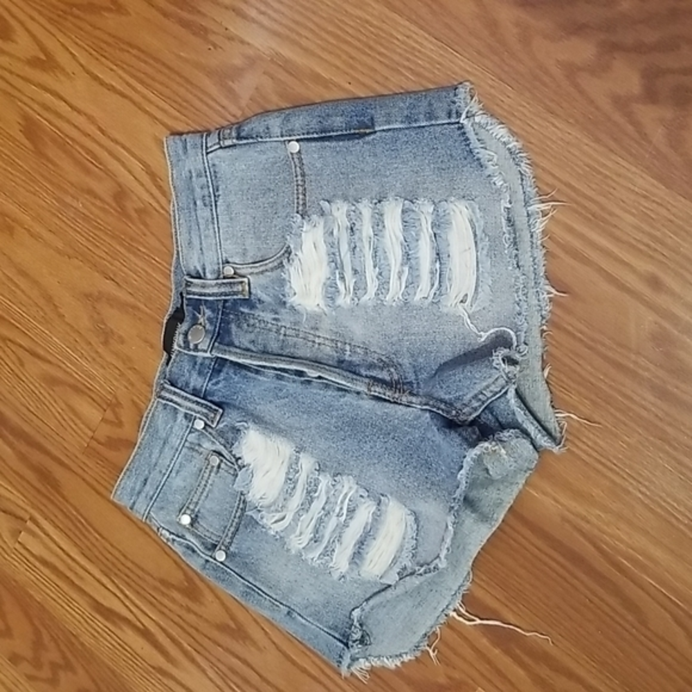 Minkpink distressed‎ shorts small